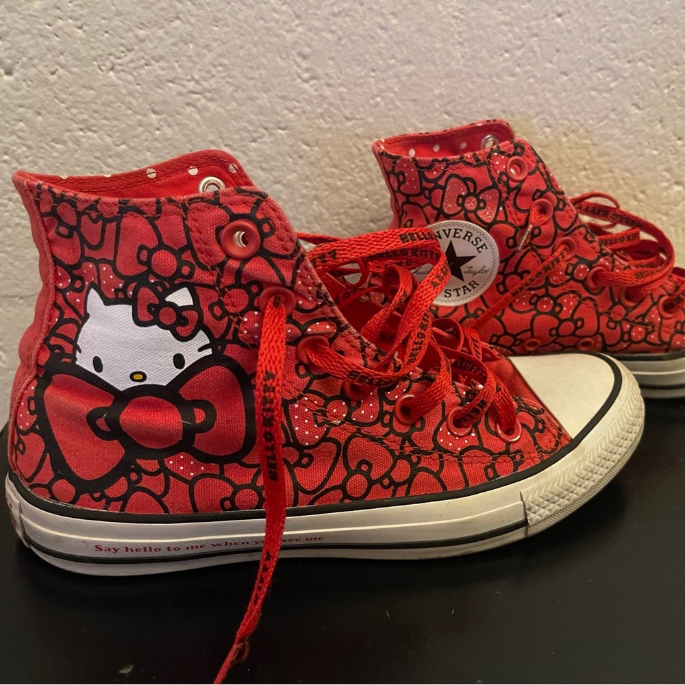 Hello Kitty Converse high tops